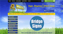 Desktop Screenshot of bridgesigns.com